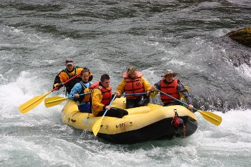 Rafting - Spass für "wasserfeste" Sportsfreunde